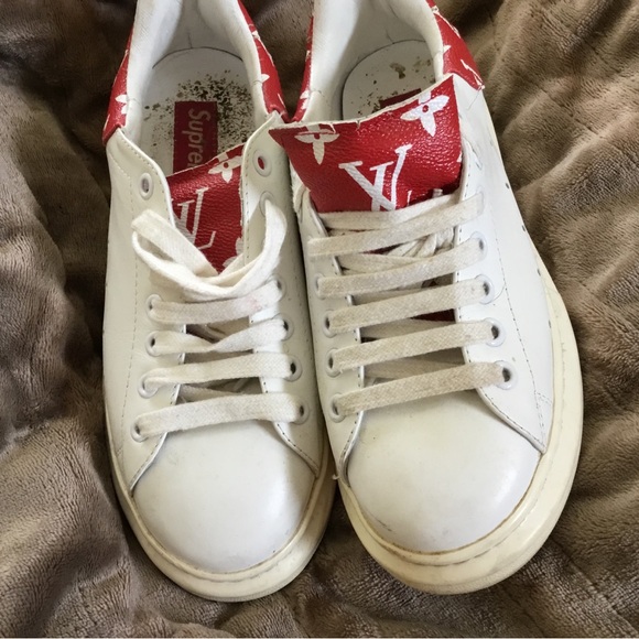 COPY faux- Alexander McQueen x LV design -Supreme sneakers 6.5 ..37 - Picture 13 of 13